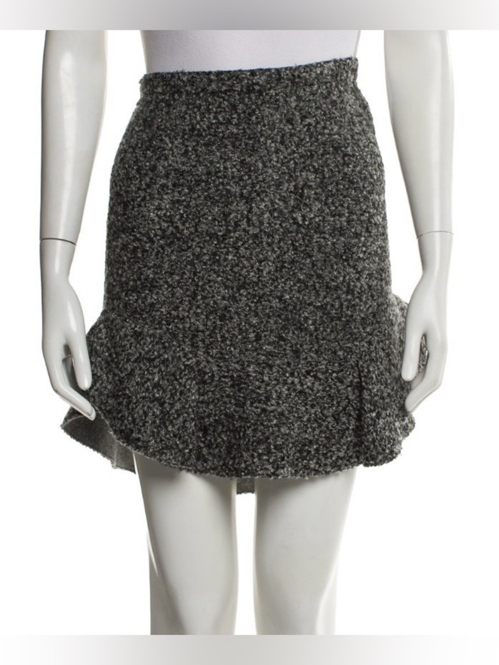 Isabel Marant wool blend ruffle skirt size 44